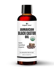 Organic Netra Jamaican Black Olejek rycynowy do włosów i skóry 250 ml