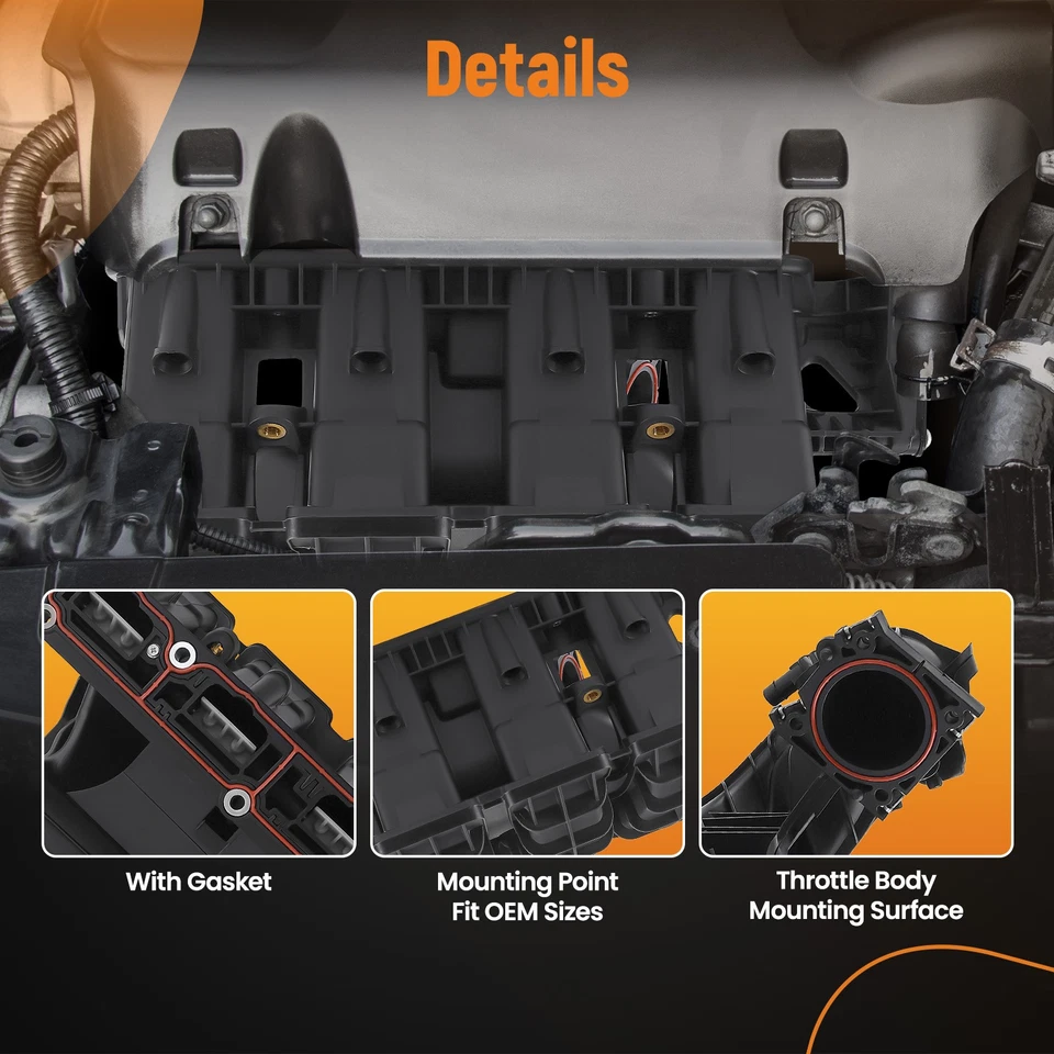 Intake Manifold For Jeep Patriot Compass For Dodge 1.8 2.0 2.4 4884495AJ - Image 2 of 4