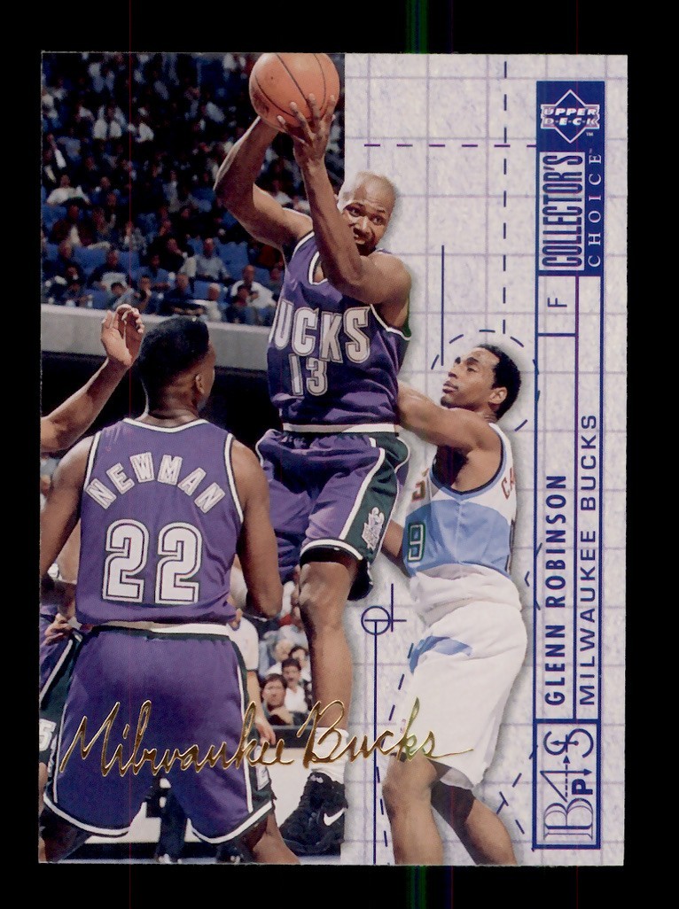 1994-95 UD COLLECTOR'S CHOICE FRENCH #386 GLENN ROBINSON GOLD SIGNATURE