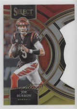 2023 Panini Select Premier Level Red & Yellow Prizm Die-Cut Joe Burrow #165 2u3