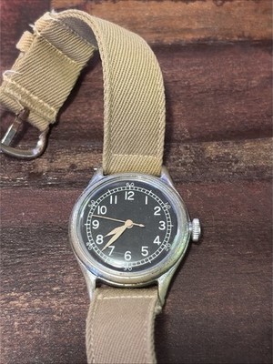 1940s WW2 Bulova A-11 Watch With RAF Markings On Case Back Rare