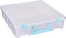 Super Satchel 1 Compartment Box Clear Craft Organizer Storage Case