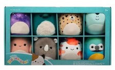 Squishmallows Mini 5 8-Pack Exotic Animals Plush Set Gift Box BRAND NEW PACKAGE