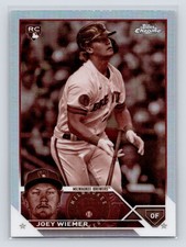 2023 Topps Chrome Update #USC80 Joey Wiemer Sepia