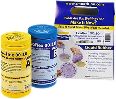 Ecoflex 00-10 - Super-Soft, Addition Cure Silicone Rubber - Pint Unit, White 