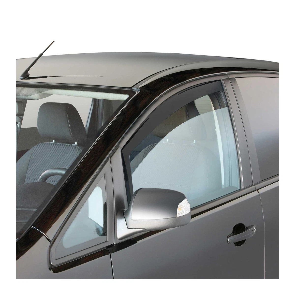 Visera De Ventana Ahumada Para Honda CR-V 2007-2011 – Deflector De Lluvia Y Viento, 4 Piezas