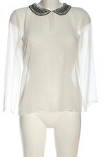 ZARA Camicia blusa Donna Camicetta a blusa Taglia IT 42 bianco sporco elegante