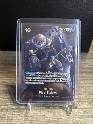 One Piece OP13-082 Five Elders SR Alt Art English