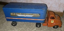 Vintage Original Buckeye Dunwell “Red Star Express Lines” Trailer Truck