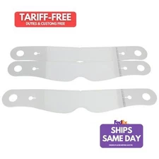 Racing Optics 10204CP, Set of 30 Clear Plastic Perimeter Tearoff Super Rx/ Super