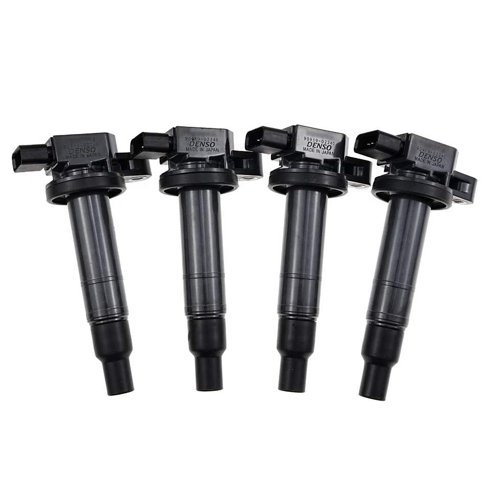 4Pcs OEM 90919-02240 Ignition Coils For 2001-2010 Toyota DENSO Yaris Prius Echo - Image 2 of 4