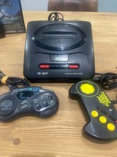 Original Sega Mega Drive II Console Bundle With 2 Controllers, 2 Games & Cables