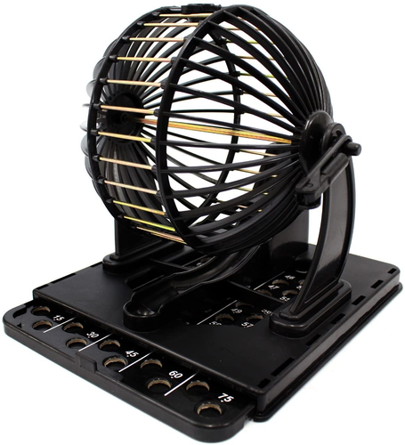 Bingo Machine Cage Game Set | with Bingo Balls | Classic Cage | Bingo Tray (Clas - Picture 10 of 12