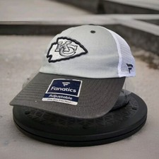 Kansas City Chiefs Snapback Fanatics Trucker Hat One Size Authentic NFL Cap New