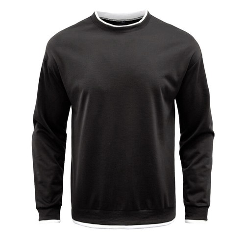 Men Sweatshirt Long Sleeve Pullover Mens Fall Casual Crew Neck Sports Hoodie Top - Picture 11 of 60