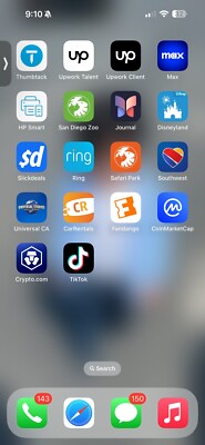 TIKTOK installed iPhone 15 Pro Max