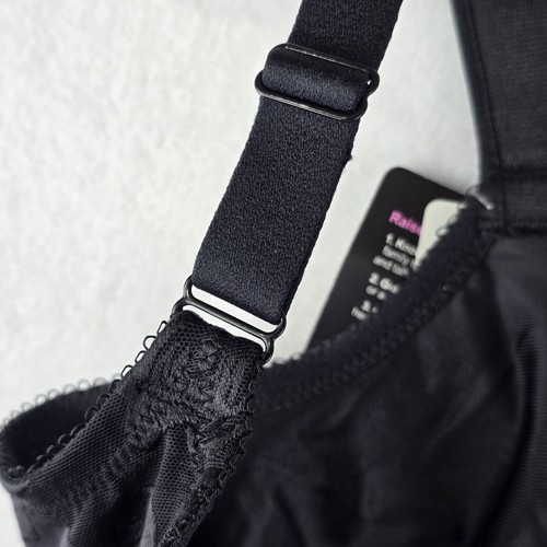 $68 Wacoal Bra 32G 85567 Awareness Full Figure Seamless Bra Black Komen BCA 🎀 - Picture 8 of 16