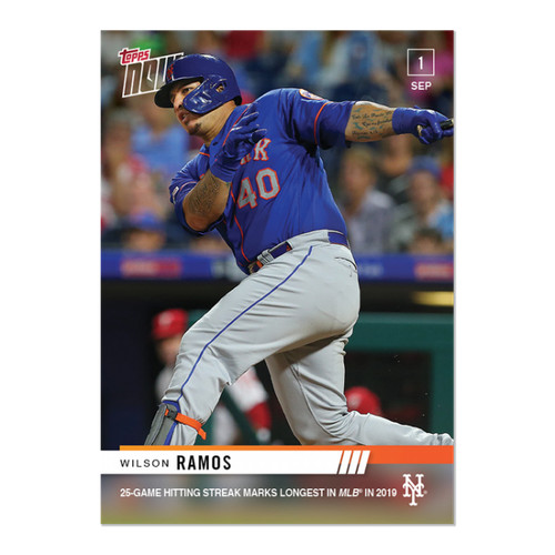2019 Topps Now 782 Wilson Ramos