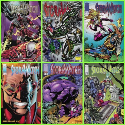 °STORMWATCH #13 bis 18° US Image 1994 Co-created by Jim Lee AUSWAHL