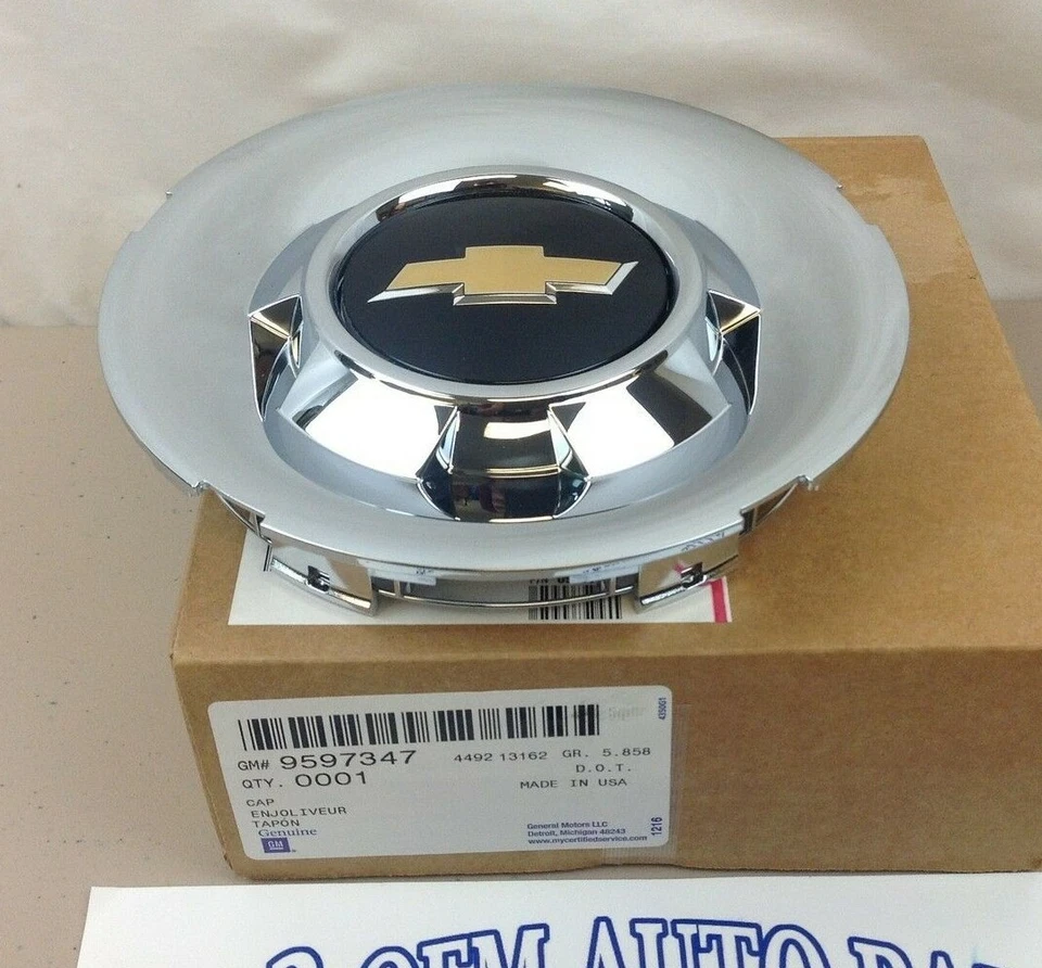 Tapa central cromada Chevrolet Avalanche Silverado Tahoe Suburban 1500 nueva OE Foto 2 de 4
