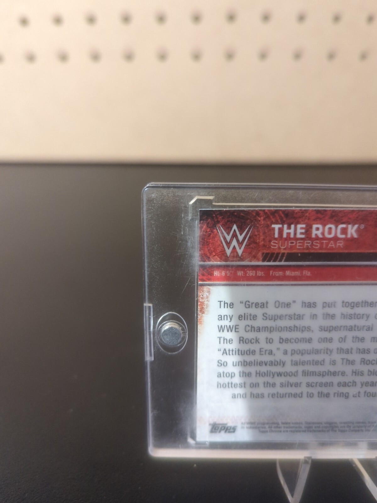 THE ROCK DWAYNE JOHNSON 2015 TOPPS CHROME X-FRACTOR #57 WWE view 3