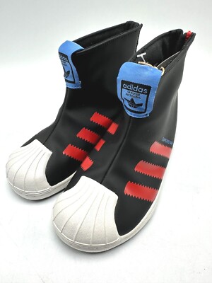 ADIDAS Superstar 360 Rain Boot J 'Black Bright Red' S23967 Kids shoes 1-13.5K