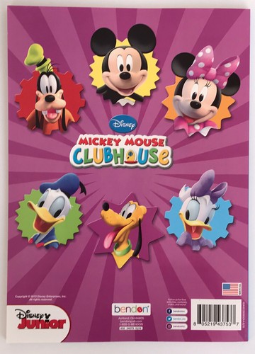 4pc Learning Minnie Mouse Math, Colors & Shapes Workbooks Coloring Book, Crayons - Picture 10 of 12