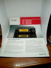 icom ic-3220a ic-3220e ic-3220h ORIGINAL BROCHURE HF RADIO AMPLIFIER