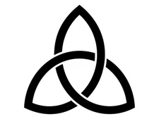 Triquetra Thefoil Celtic Trinity Knot Irish Decal Sticker