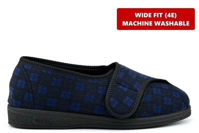 mens slippers 4e width