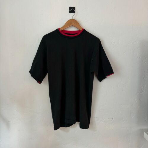 1980/1990s Two Tone Black and Red Collar and Sleev
