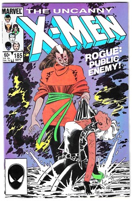 Uncanny X-men #185 Marvel Comics 1984 Direct Reader Copy