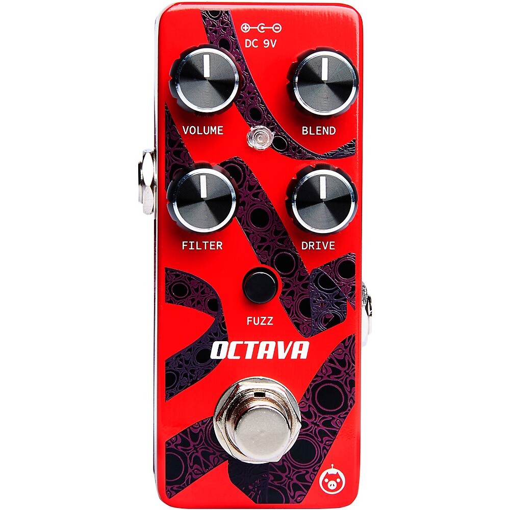 Педаль эффектов Pigtronix Octava Micro Fuzz - Distortion Красный 18690₽