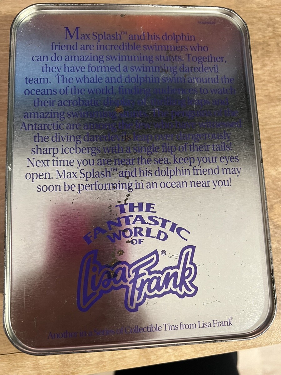 Lisa Frank RARE Max Splash tin | eBay