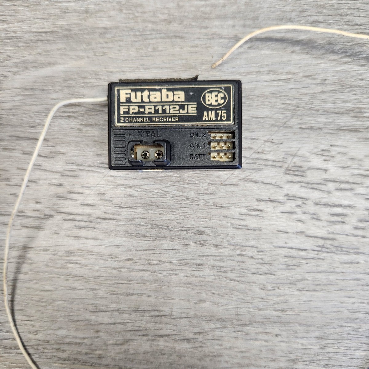 ホビーラジコン Futaba FP-R112JE Futaba FP-R112JE RC Receiver AM 75Mhz Vintage Tamiya Bench