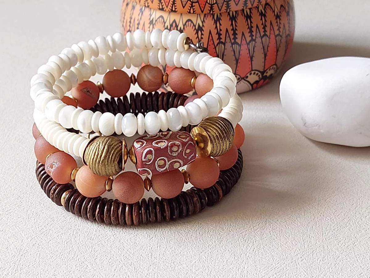 Venetian glass shop bracelets