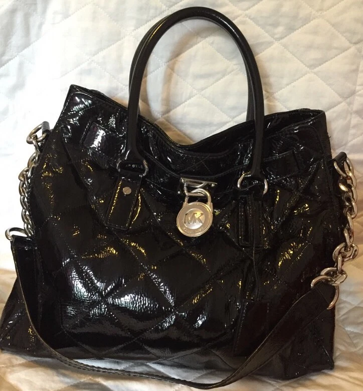 Michael Kors Quilted Patent Leather MSRP $398.00 | eBay