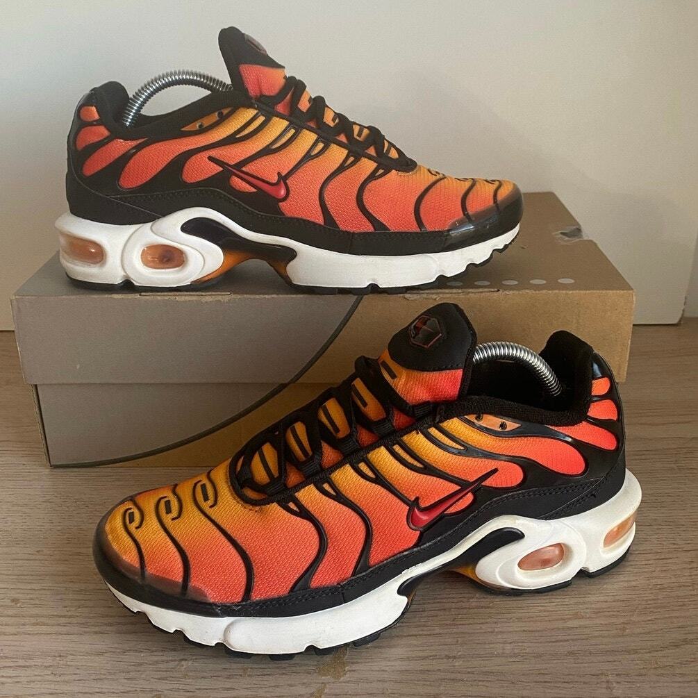 Nike Air Max Plus 'Sunset' Sneakers BV7426-001- SZ 6 Y- 7.5 W | eBay