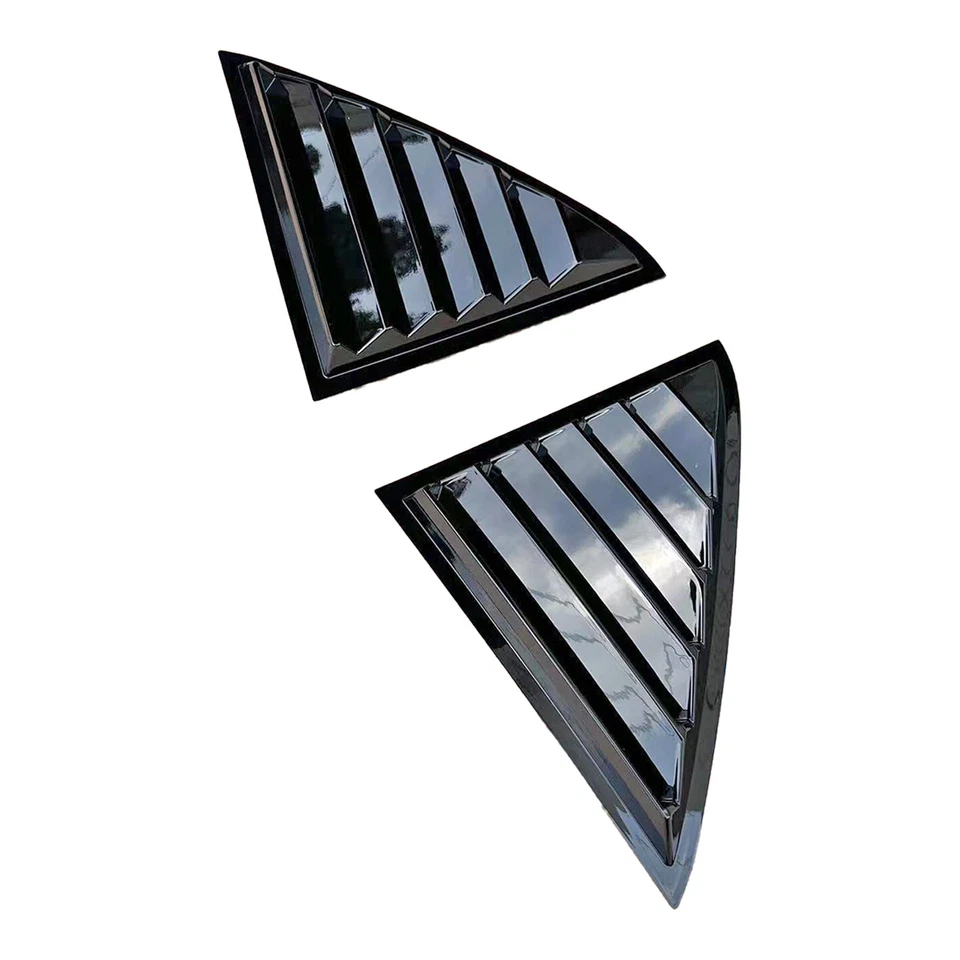 Accesorio negro para Chrysler 300 300C sedán 2011-2023 persiana persiana ventana real Foto 4 de 4