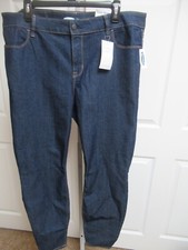 Old Navy Super Skinny ANKLE JEANS MED WASH BLUE JEANS Plus SZ 18 REG. NWT