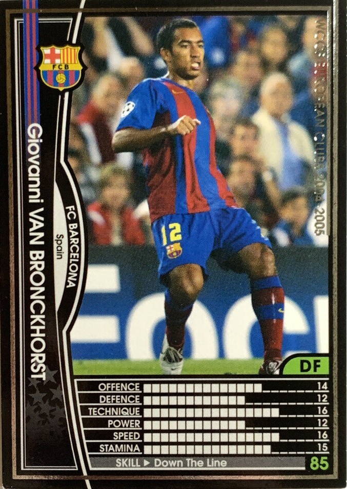 430 FIFA★サッカー★OVAN BRONCKHORST★prostars Giovanni Van Bronckhorst WCCF PANINI soccer card made in Japan