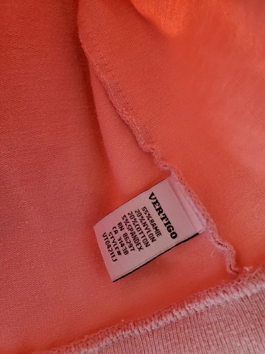 Giacca Vertigo bambina grande rosa manica lunga con cappuccio coulisse logo zip intera - Foto 9 di 11