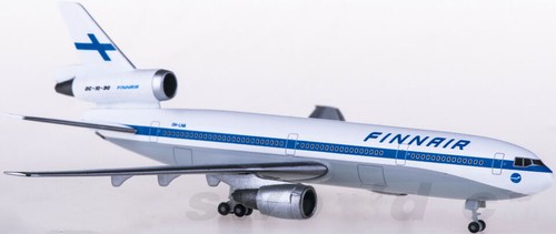 1:500 Herpa FINNAIR McDonnell Douglas DC-10-30 Passenger Airplane Diecast Model - Picture 2 of 4