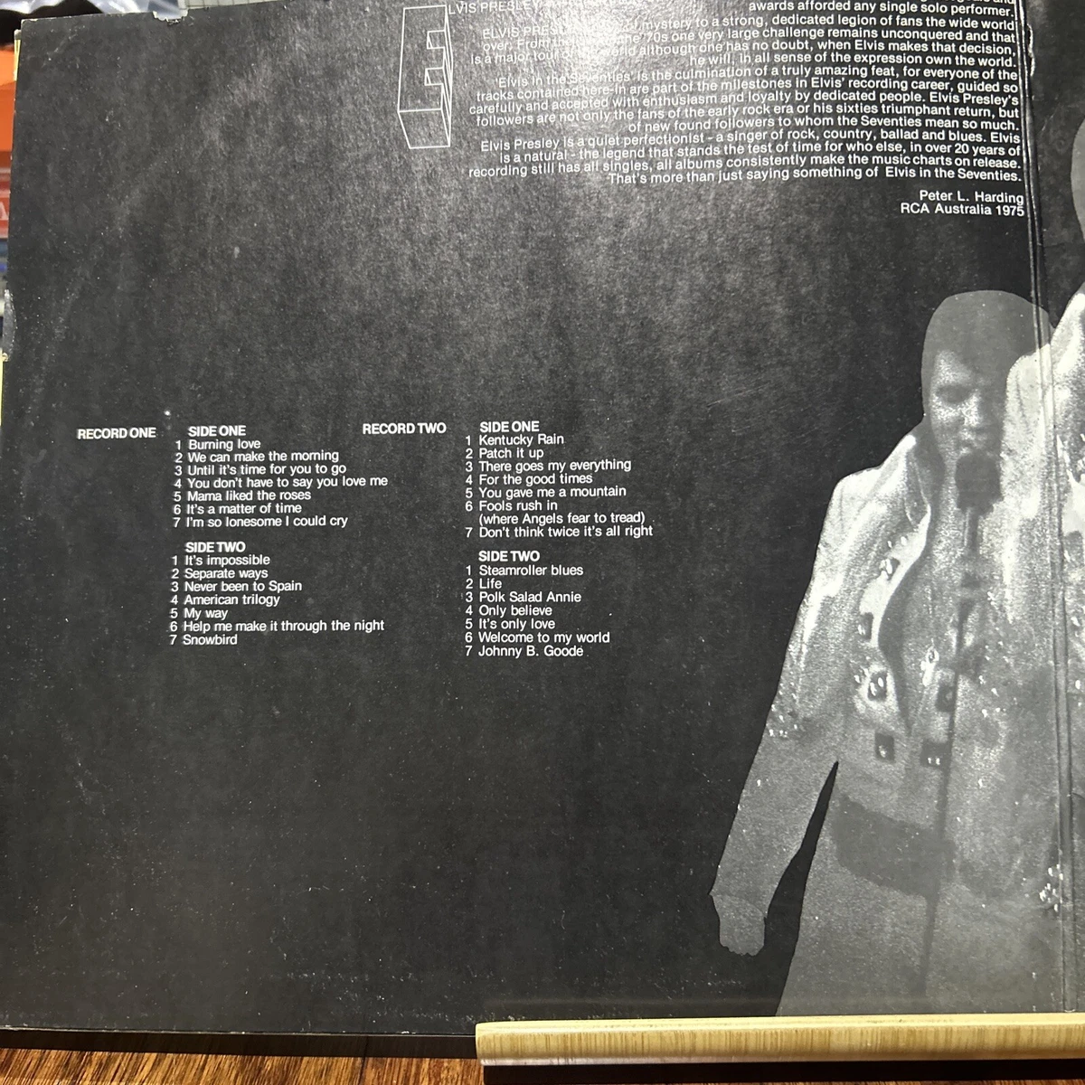 Elvis Presley In The 70's 28 Great Songs Double Record LP RCA TSP-167 1975(R5.6)