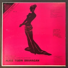 ALICE TOBIN BRANAGAN Contralto Opera Singer 1957 Private Label Mono LP NM- Vinyl