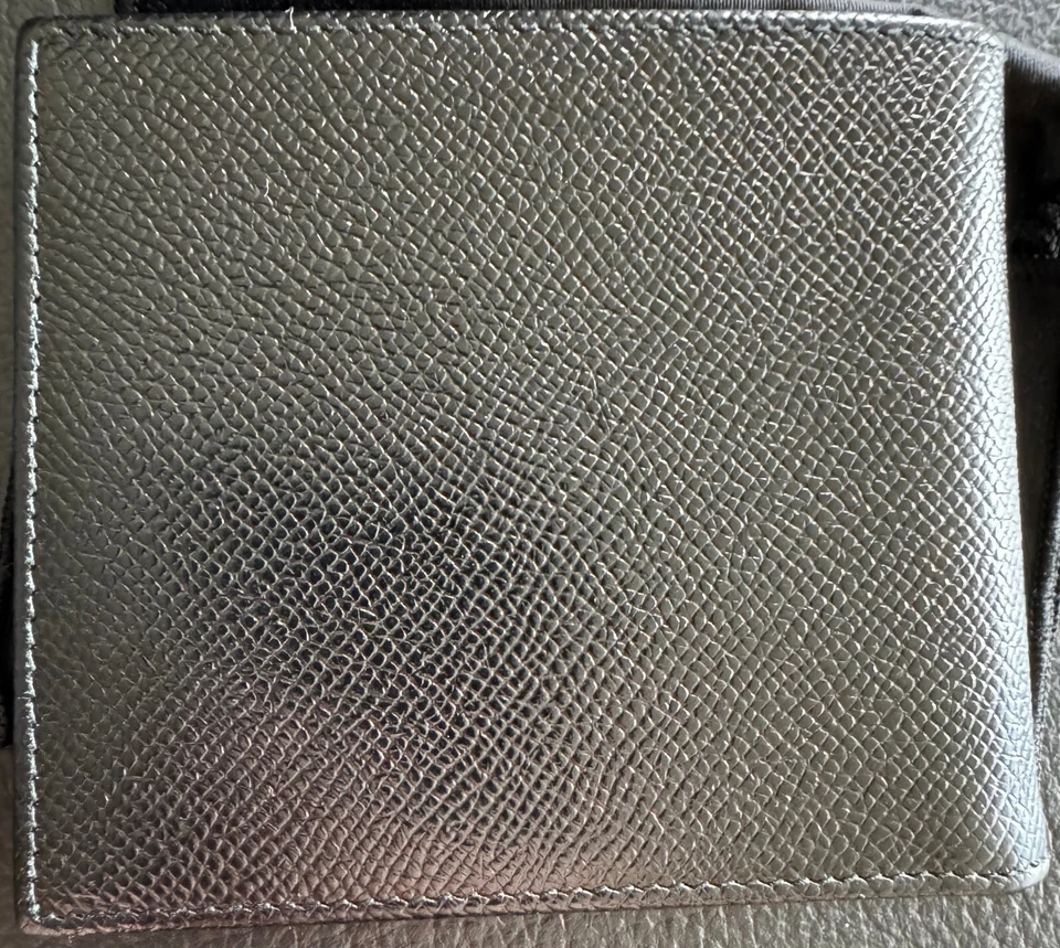 Новый с Ярлыками Dolce & Gabbana мужской складного черный кожаный бумажник Portafogli Vitello Stampa - Изображение 3 из 4