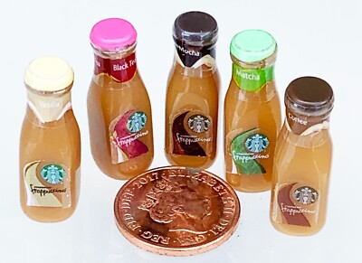 Puppenhaus Takeaway Cold Frappucchino Drink Maßstab 1:12 Miniatur ML tumdee