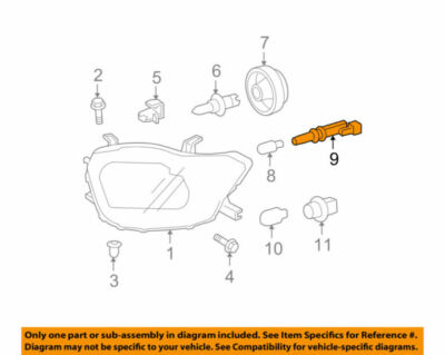81125-48470 Toyota Cord, headlamp 8112548470, New Genuine OEM Part 