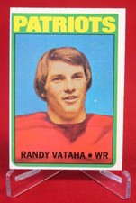 Randy Vataha TOPPS Football Card 1972 #158 NFL Near Mint