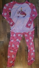 PJ Place Girls XXL 16 Pajama Set Unicorns Long Sleeve Top, Pants